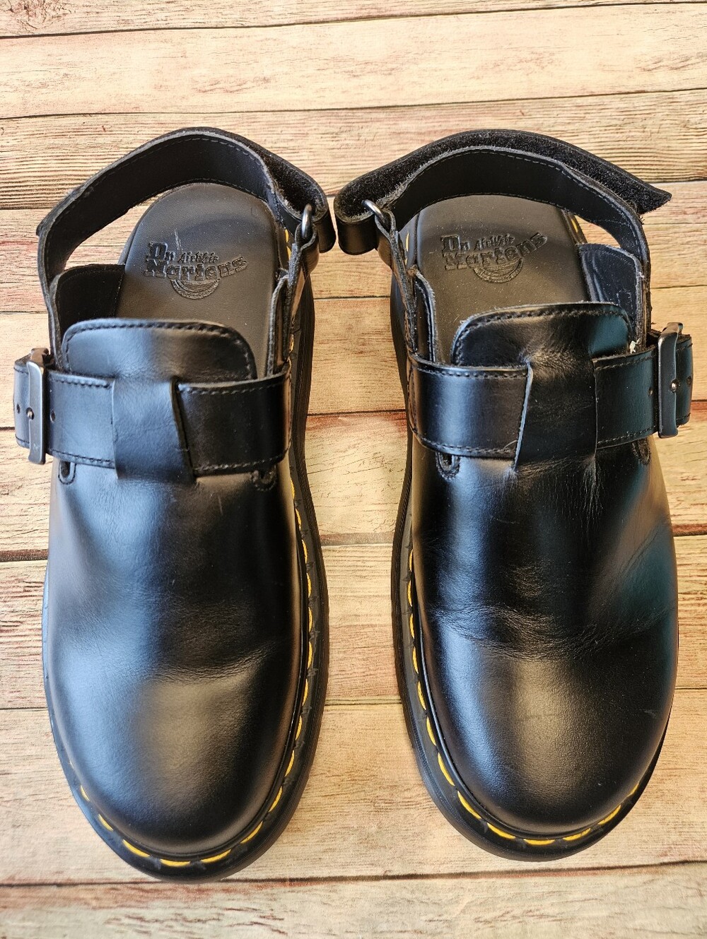 Dr. Martens Jorge II Brando leather slingback mules. Men's size 8. Women's size9